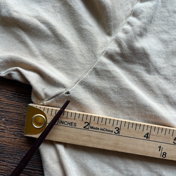 Men's Katin T-Shirt White Beige Logo M Huckberry Surf Beach Kanvas DISTRESSED - Picture 13 of 16